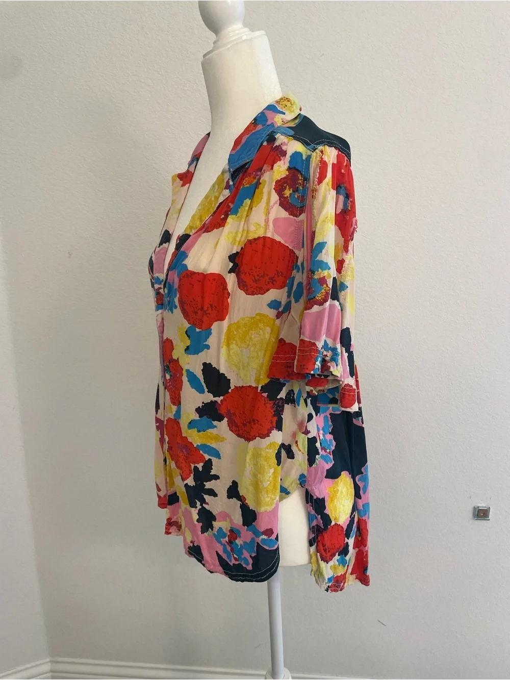 We The Free Multicolor Floral Button-Down Shirt - Picture 3 of 8